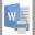 Print multiple word documents MS Word Icon