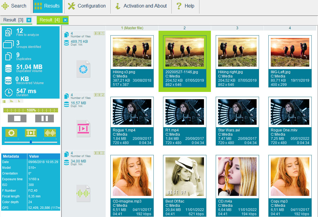 Duplicate Media Finder screenshot