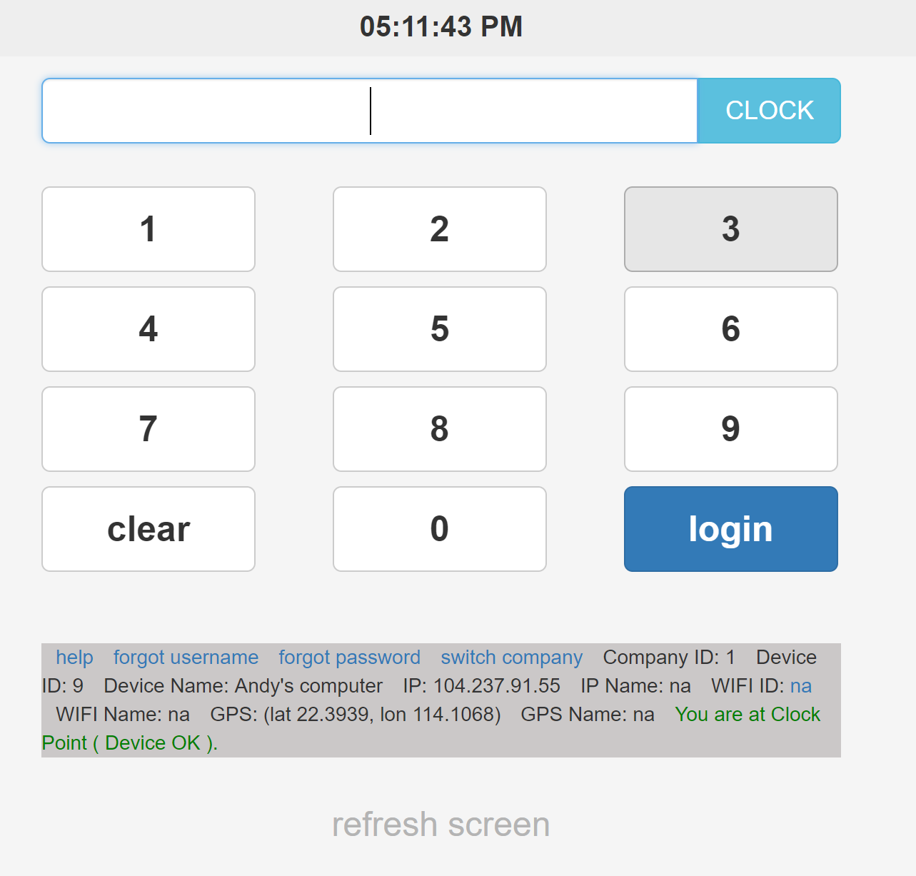 ClockSimple Product S1 screenshot