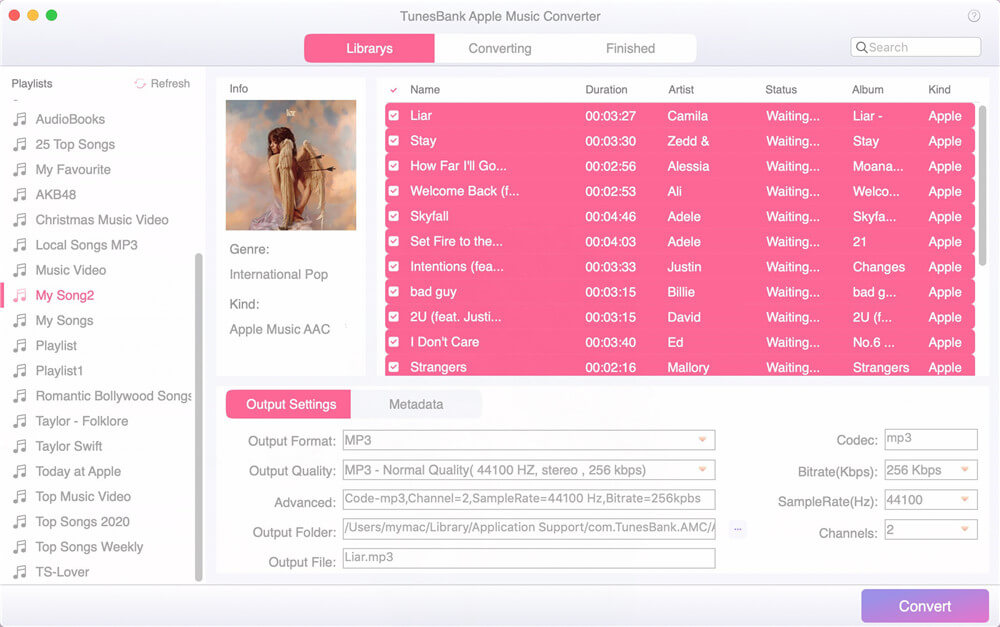 TunesBank Apple Music Converter for Mac screenshot