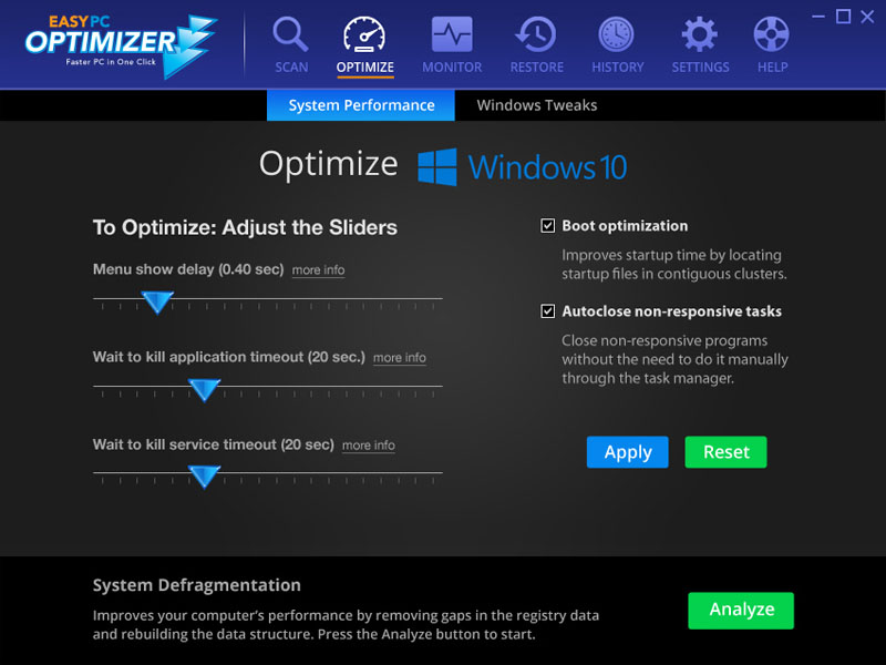 Easy PC Optimizer screenshot