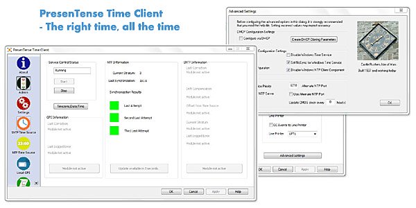 PresenTense Time Client screenshot