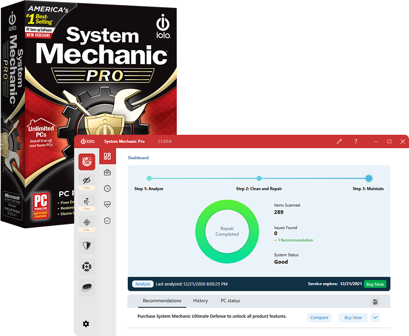 System Mechanic Professional screenshot