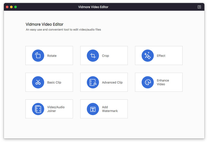 Vidmore Video Editor for Mac screenshot