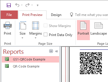 QR Code Native Access Barcode Generator screenshot