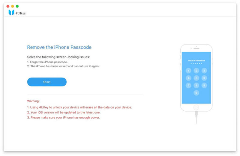Tenorshare 4uKey-iPhone Password Unlocke screenshot