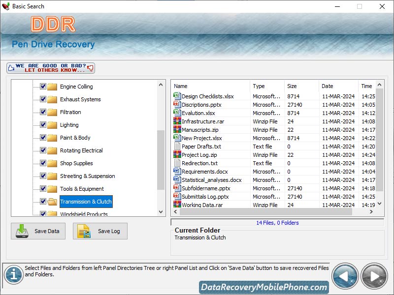 Data Recovery for USB Drive screenshot