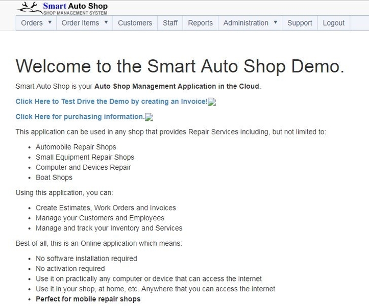 Smart Auto Shop screenshot