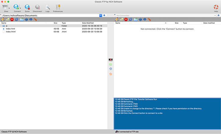Classic FTP Power for Mac screenshot