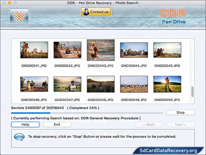 USB Drive MAC Data Recovery Software screenshot