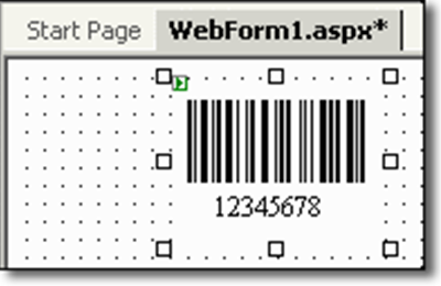 ASP.NET Barcode Linear Web Control screenshot