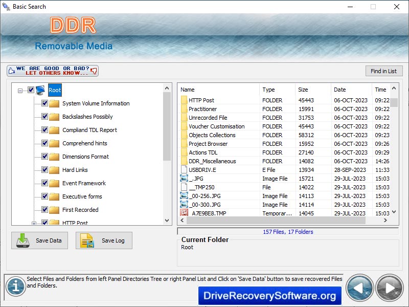 USB Media Data Recovery Software screenshot