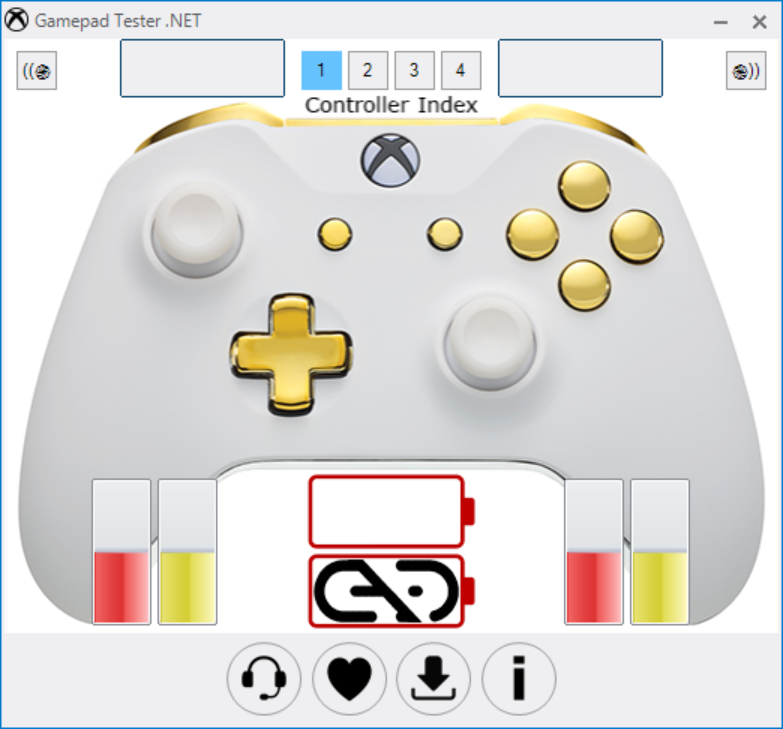 Gamepad Tester .NET screenshot