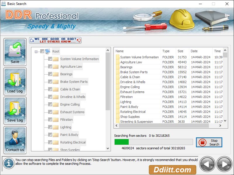 DDR Professional - Files Recovery screenshot