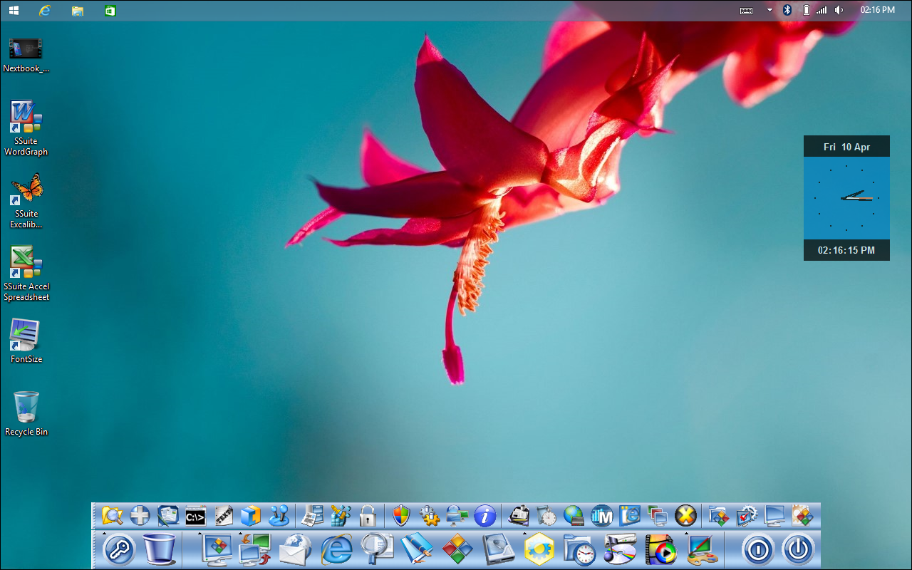 SSuite Mac Dock for PC screenshot