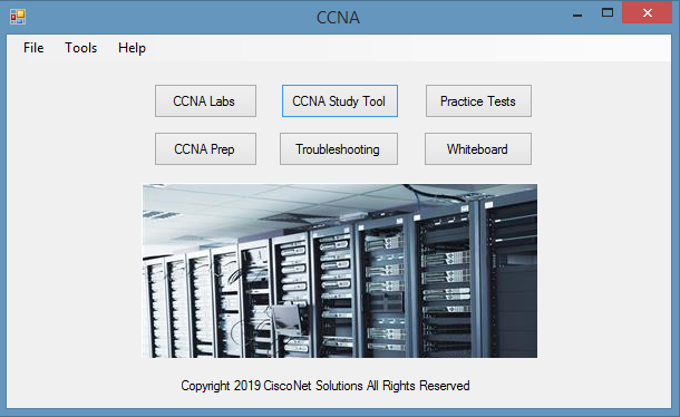 CCNA Study Tool screenshot