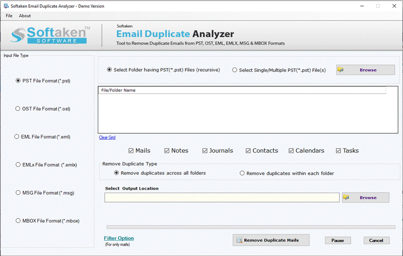 Email Duplicate Analyzer screenshot