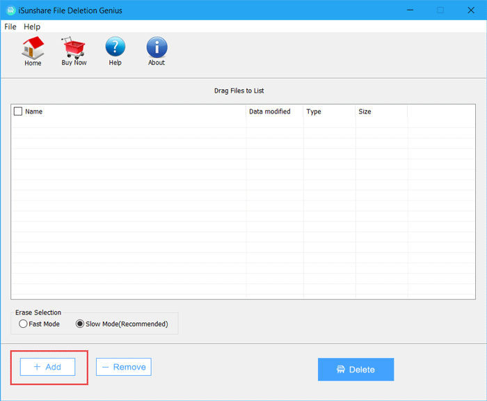 iSunshare File Deletion Genius screenshot