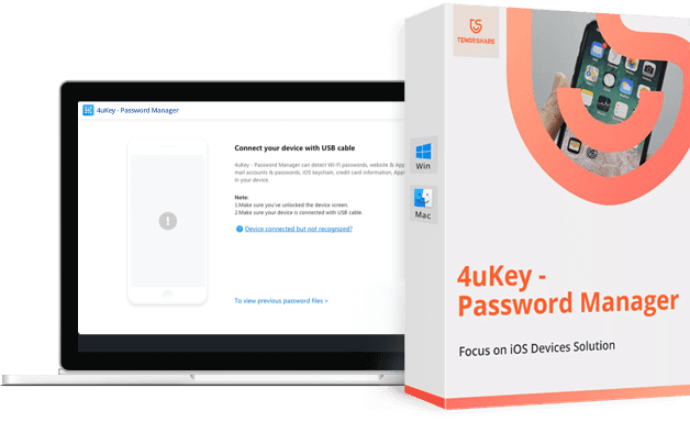 Tenorshare 4uKey Password Manager screenshot