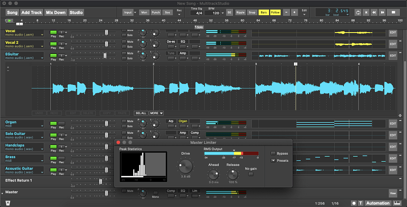 MultitrackStudio for Mac Lite screenshot