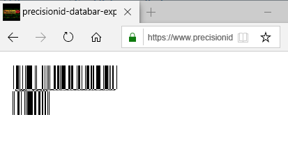 ASP.NET 1D Barcode Generator screenshot