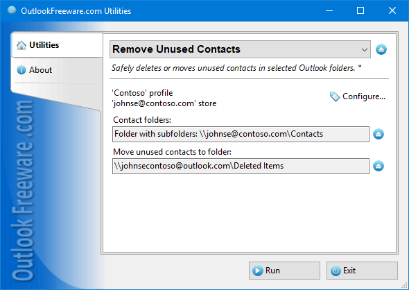 Remove Unused Contacts screenshot