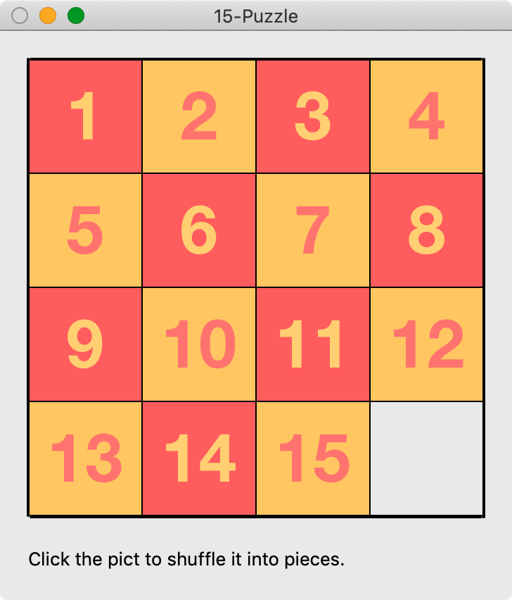 Classics For X 15 Puzzle screenshot