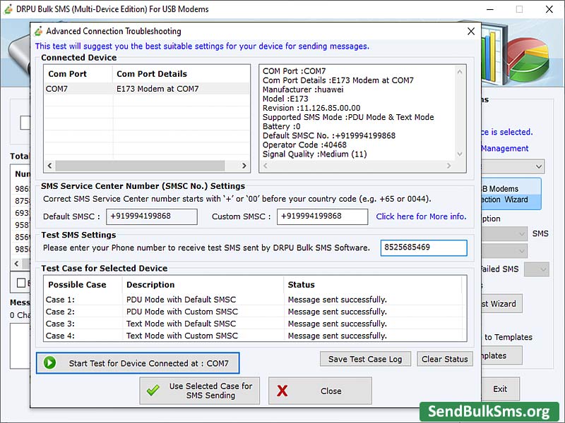 Multi USB Modem Software screenshot