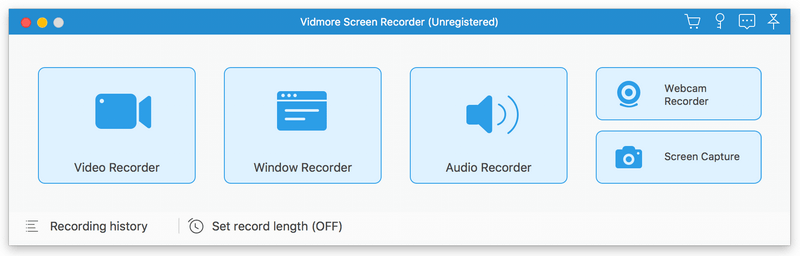 Vidmore Screen Recorder for Mac screenshot