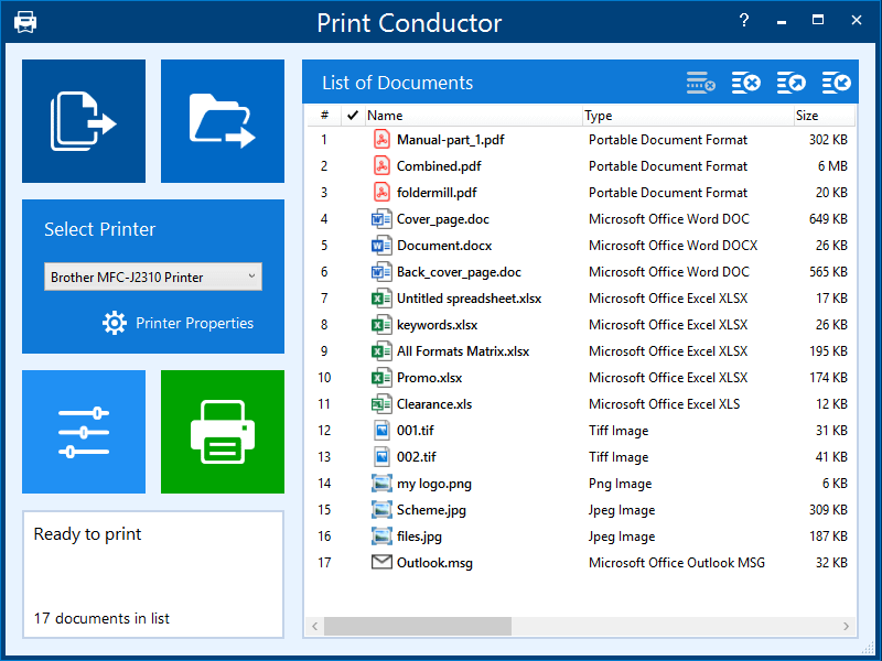 Print Conductor screenshot