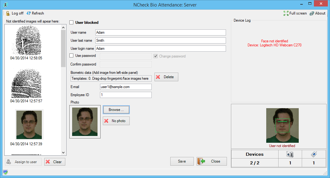NCheck Bio Attendance screenshot