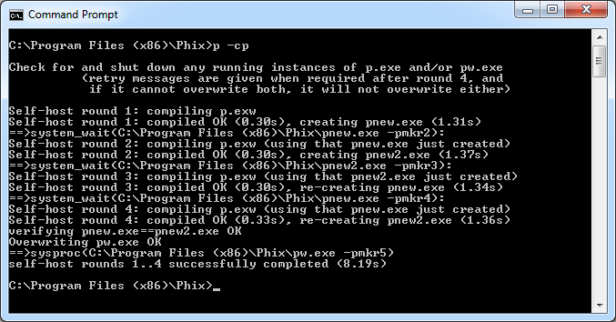 The Phix Programming Language screenshot