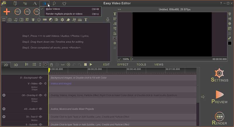 Easy Video Editor screenshot
