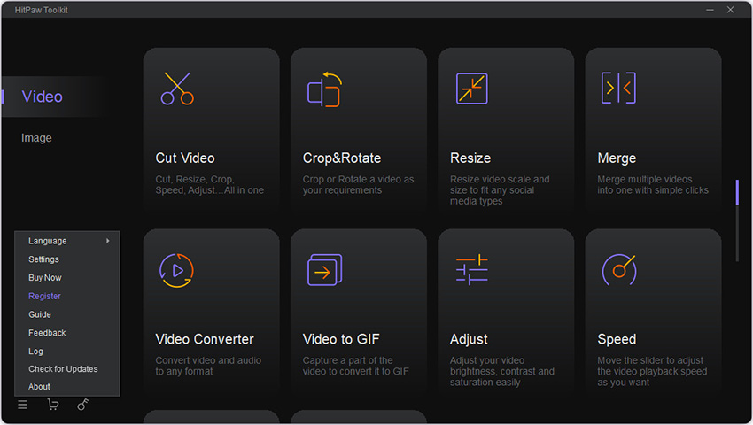 HitPaw Toolkit for Mac screenshot