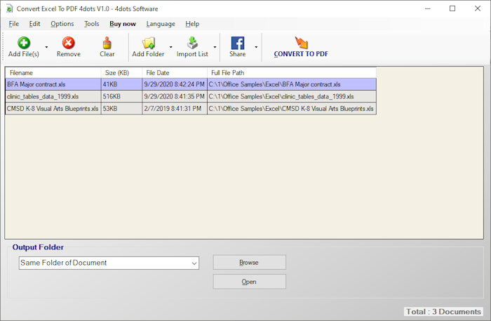 Convert Excel To Pdf 4dots 1 0 Softondo