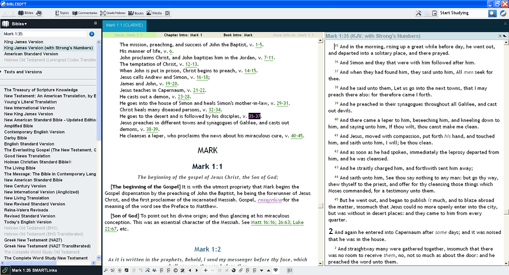 OneTouch PC Study Bible Light screenshot
