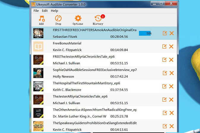 UkeySoft Audible Converter screenshot