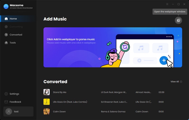 Macsome Amazon Music Downloader screenshot