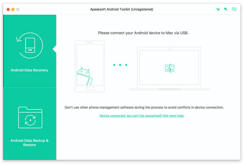 Apeaksoft Android Data Recovery for Mac screenshot