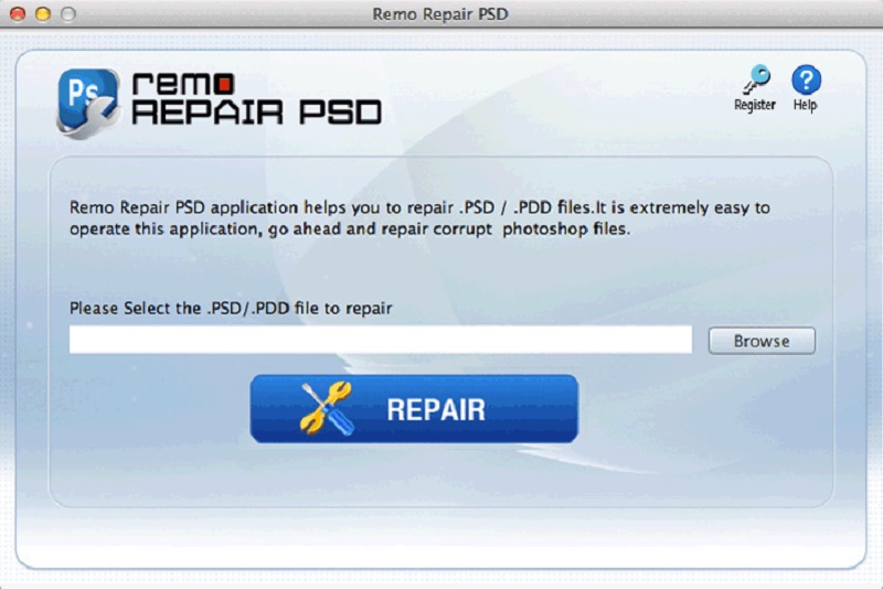 Remo Repair PSD for Mac screenshot