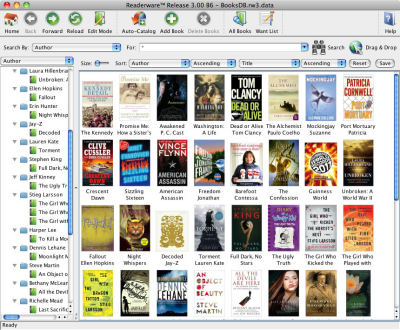 Readerware for Mac OS X screenshot