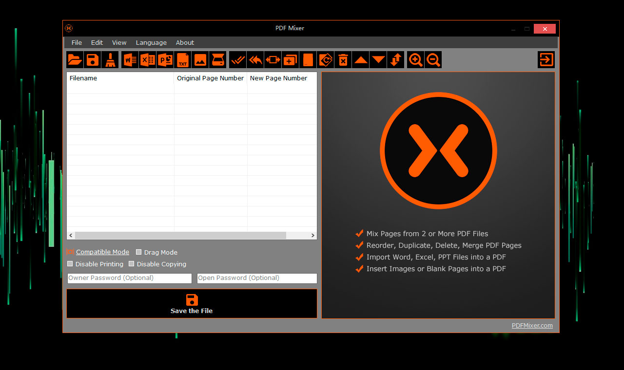 PDF Mixer screenshot