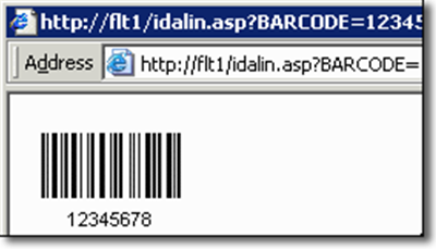 Streaming Linear Barcode Server for IIS screenshot