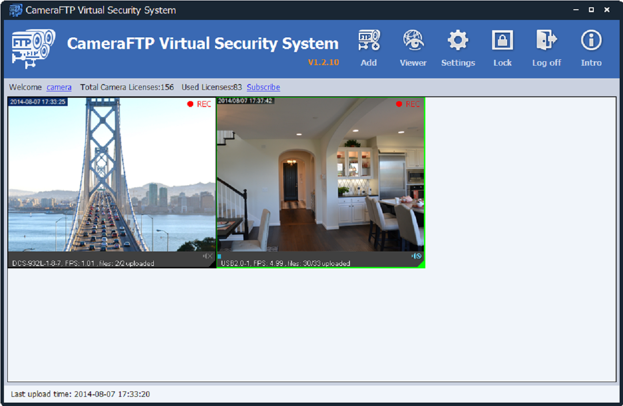 Virtual Security System screenshot