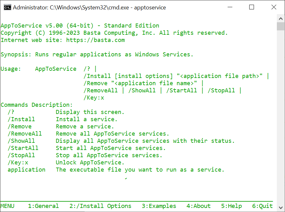 AppToService screenshot
