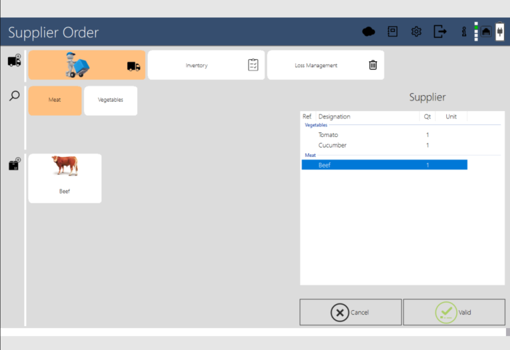 isimSoftware Order Supplier Software screenshot
