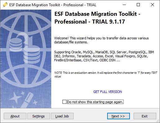 ESF Database Migration Toolkit - Pro screenshot