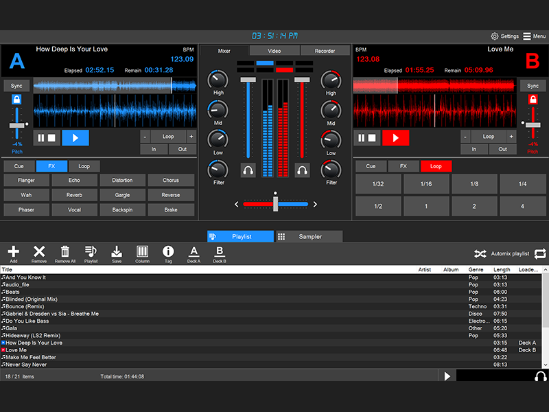 Program4Pc DJ Music Mixer screenshot