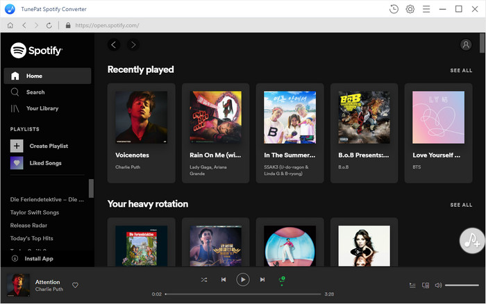 TunePat Spotify Converter screenshot