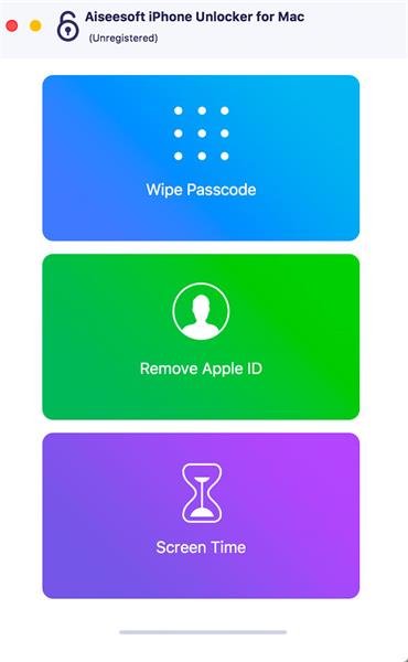 Aiseesoft iPhone Unlocker for Mac screenshot